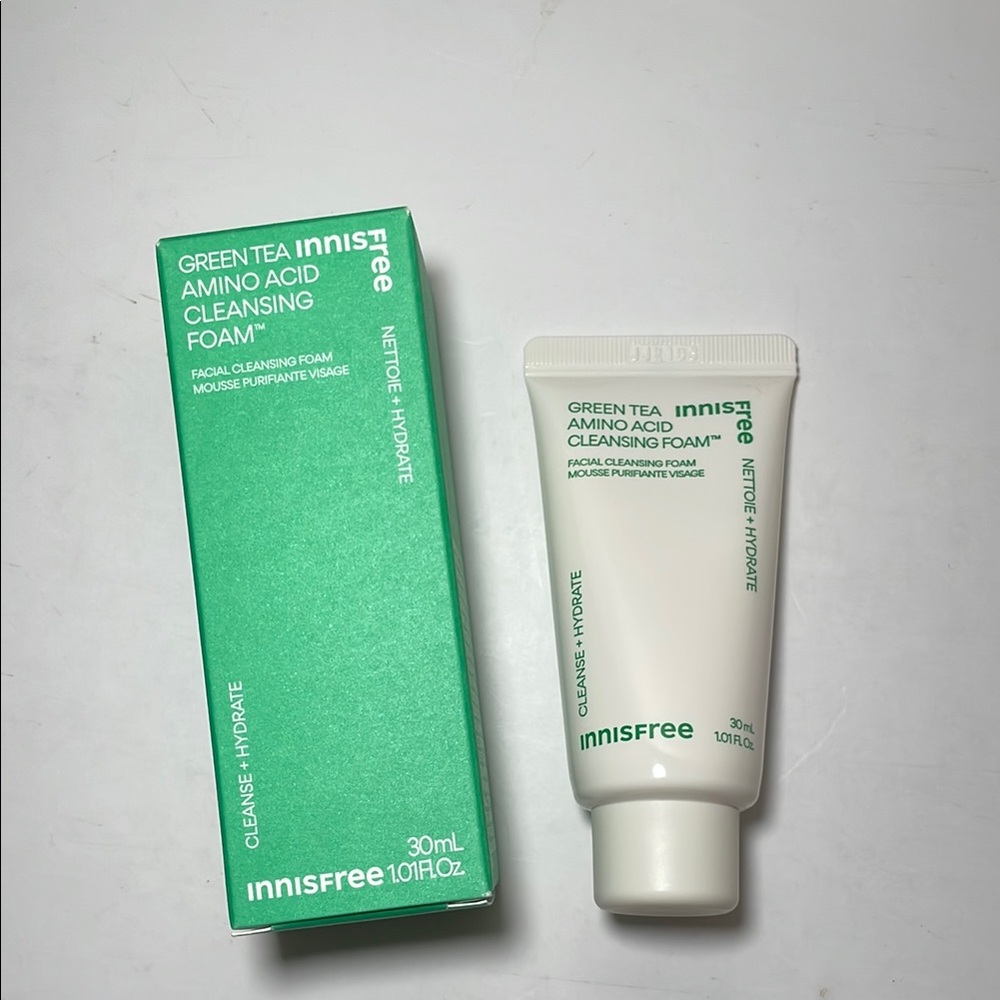 Innisfree Green Tea amino acid cleansing foam NWT